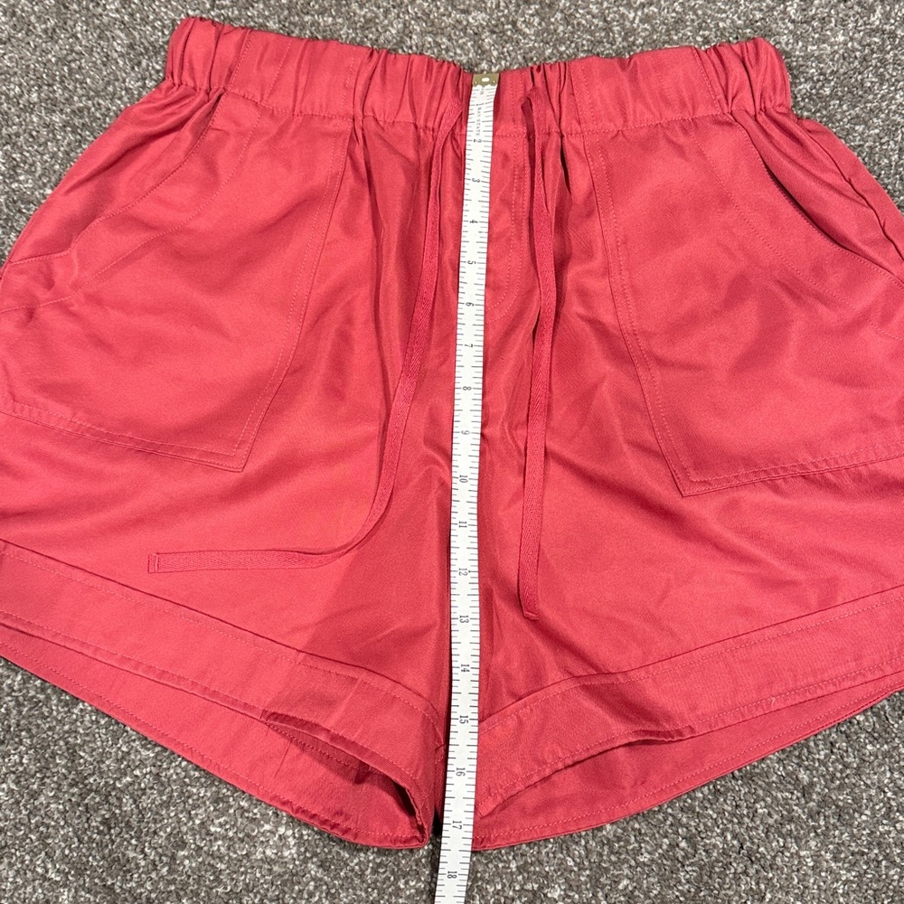 Zenana Outfitters High Waist Pink Shorts - Picture 5 of 6